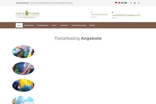 Porto Child theme site design template sample