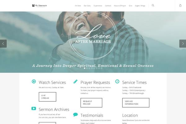 UpFront theme site design template sample