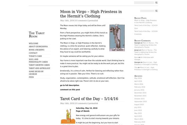 Oulipo theme site design template sample