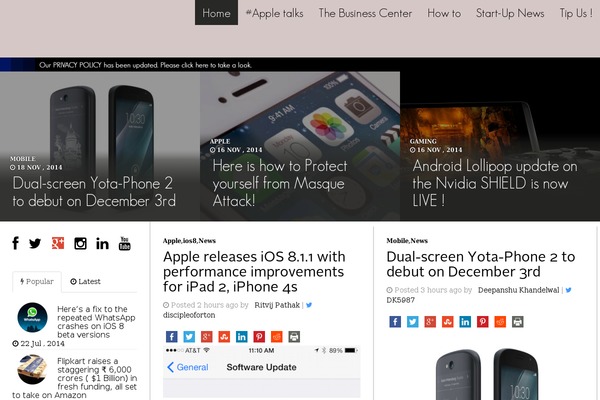 Theissue theme site design template sample