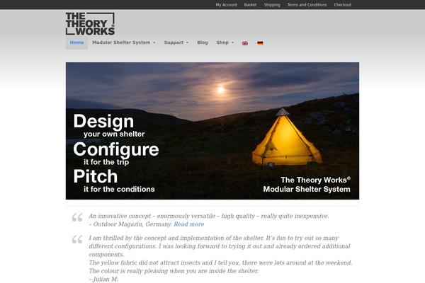 Canvas theme site design template sample
