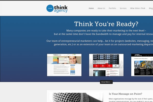 thethinkagency.com site used Qaro
