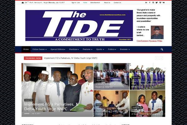 Site using Theia-sticky-sidebar plugin