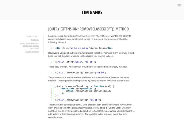 Site using SyntaxHighlighter Evolved plugin