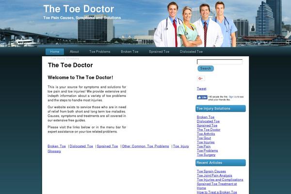 Jupiter Child theme site design template sample
