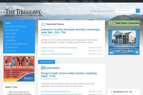 Site using Simplified Social Share plugin