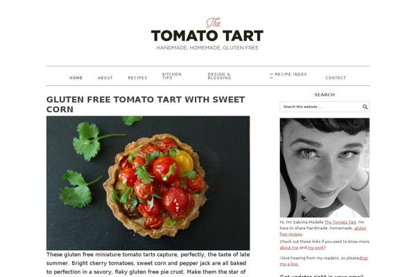 Foodie Pro theme site design template sample