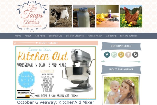 Site using Easy Social plugin