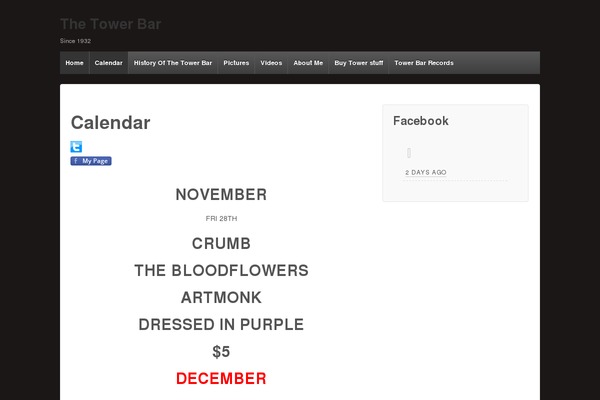 thetowerbar.com site used Nightspot-pro