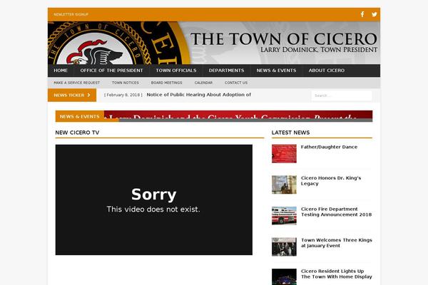 MH Magazine theme site design template sample