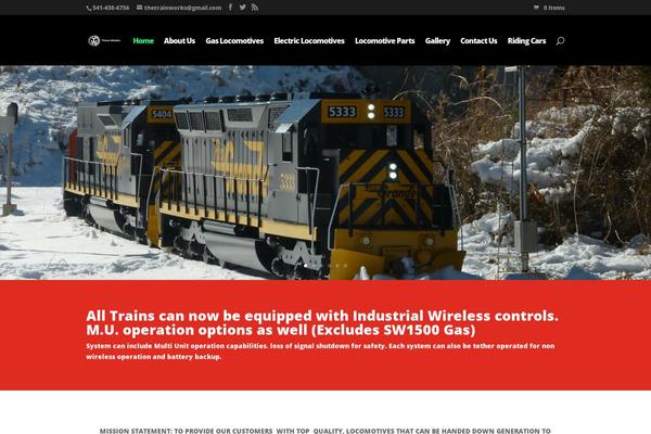 Divi Child theme site design template sample