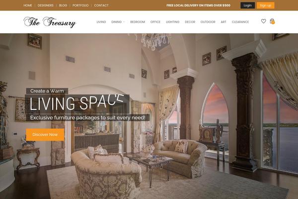 thetreasury-austintx.com site used Woody