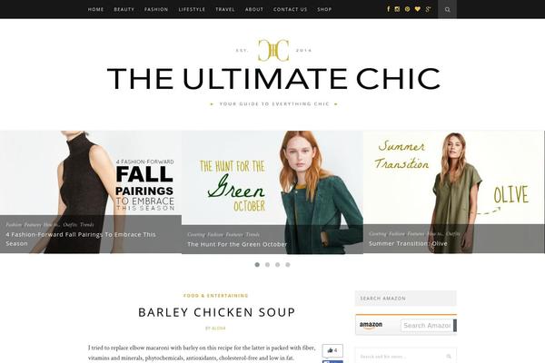 Ashe theme site design template sample