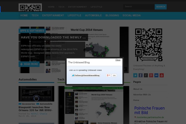 Site using Td-standard-pack plugin