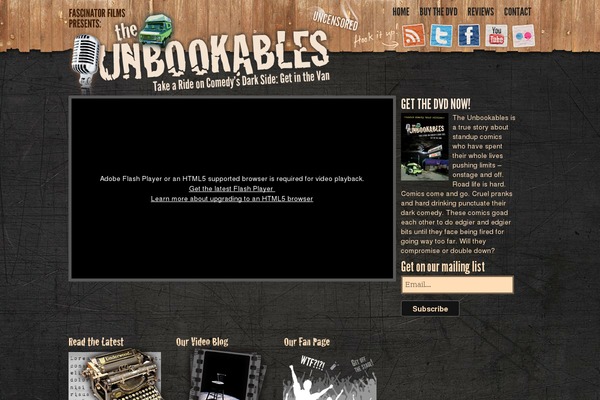 theunbookablesmovie.com site used Vysual