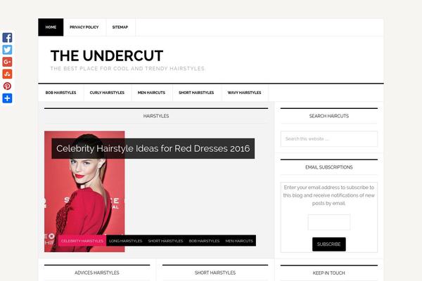 Newspaper theme site design template sample