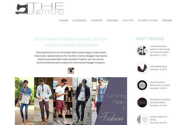 Bimber theme site design template sample