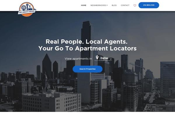 Urban theme site design template sample