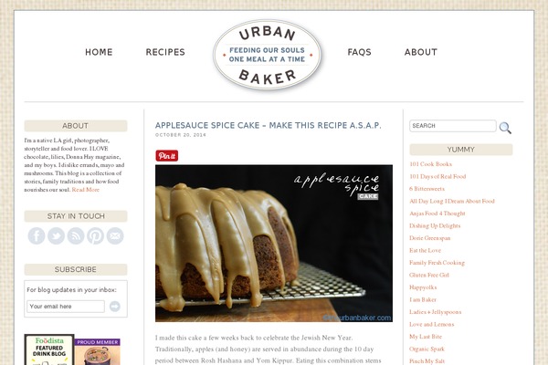 BlogFeedly theme site design template sample