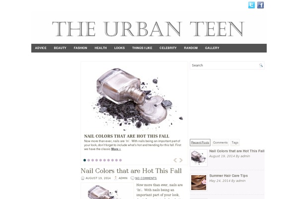 Simply theme site design template sample