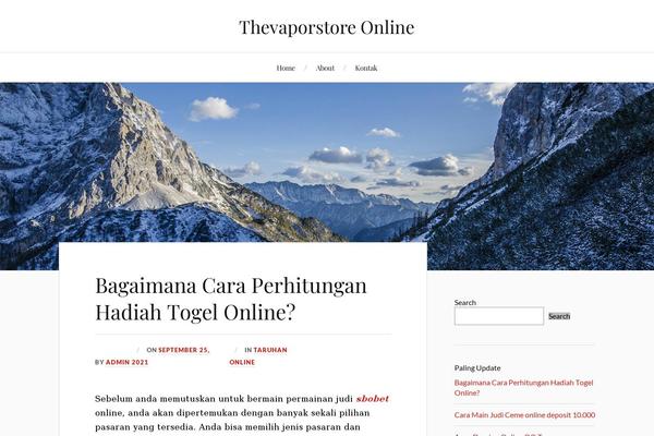 Lovecraft theme site design template sample