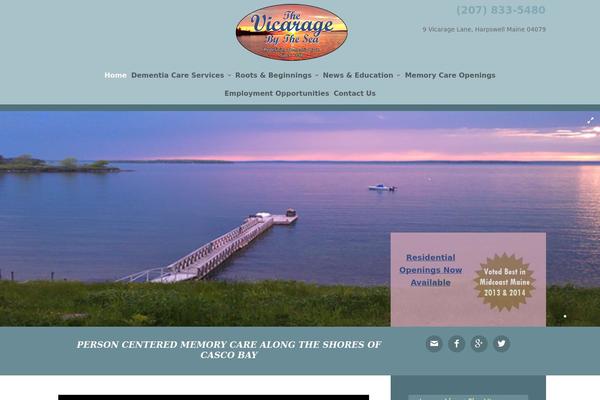 thevicaragebythesea.com site used Vic