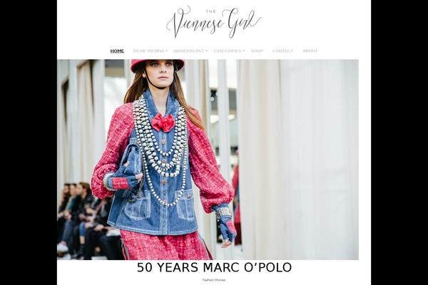 Isabelle theme site design template sample