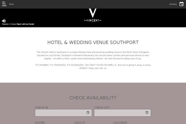 thevincenthotel.com site used Thevincenthotel