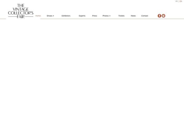 Vintage theme site design template sample