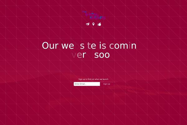 Site using Nifty-coming-soon-and-under-construction-page plugin