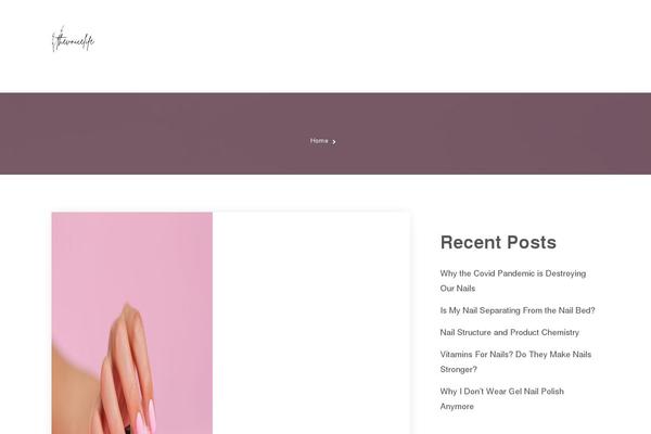 Blossom Spa theme site design template sample