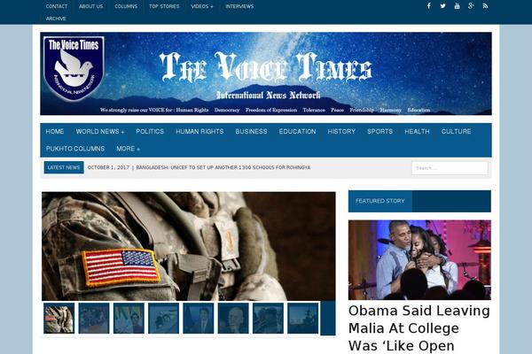 Mh_newsdesk_child theme site design template sample