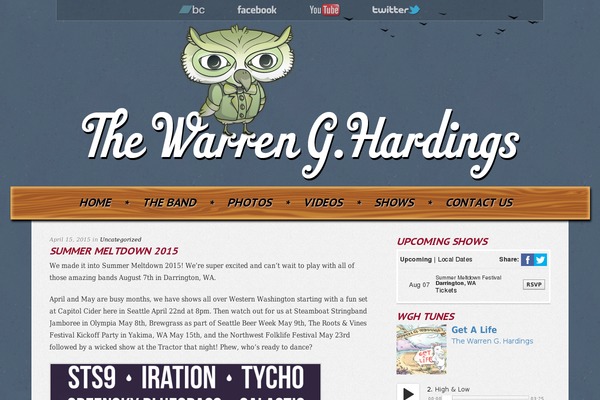 thewarrenghardings.com site used IndieFest