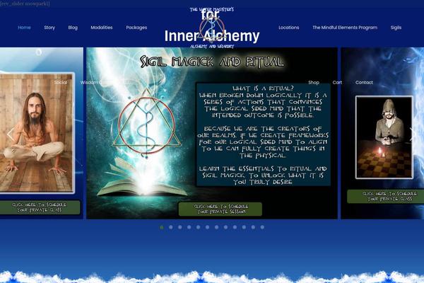 Site using WordPress Countdown Widget plugin