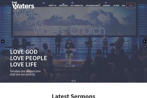 waters theme websites examples