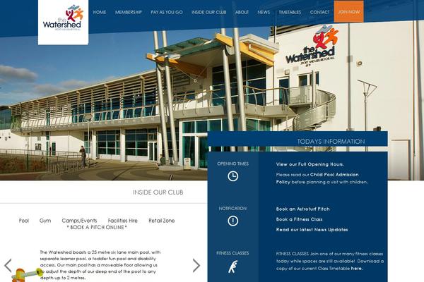 thewatershed.ie site used Watershed