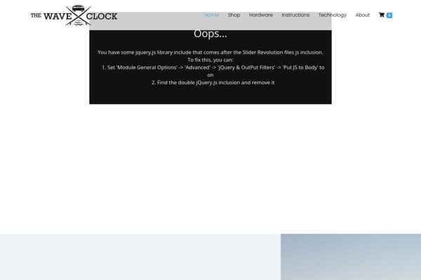 Site using Ocean-sticky-header plugin