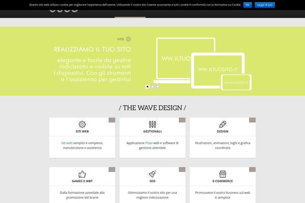 thewavedesign.com site used Electra