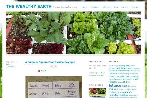 WordPress website example screenshot