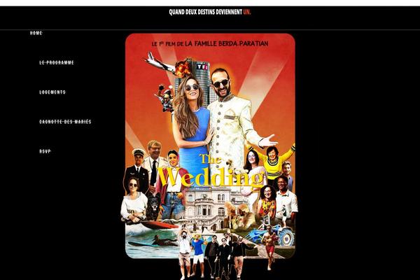 Pelicula theme site design template sample