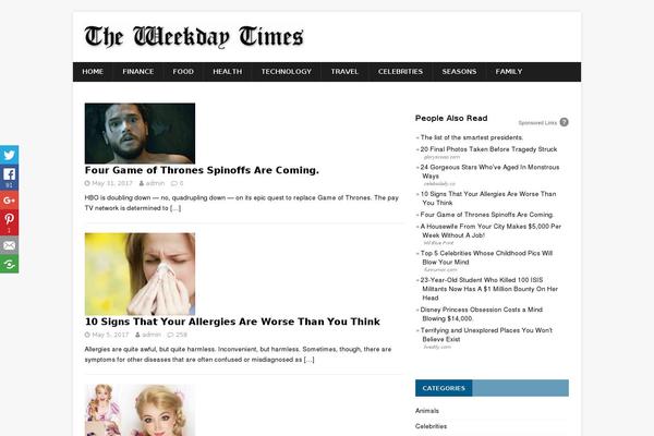 Site using Easy Facebook Like Box plugin