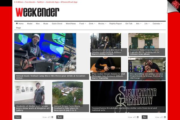 Newspaper Child theme site design template sample
