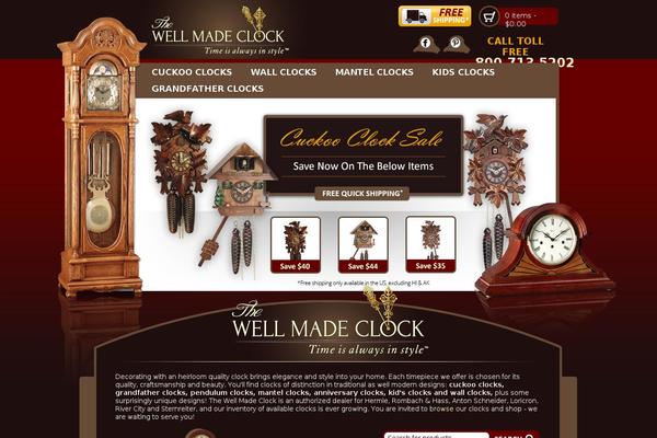 thewellmadeclock.com site used Wellmadeclock
