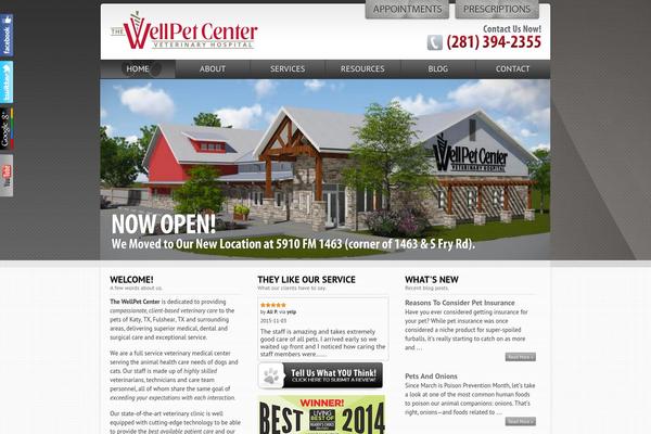 thewellpetcenter.com site used Ivet360-platform8