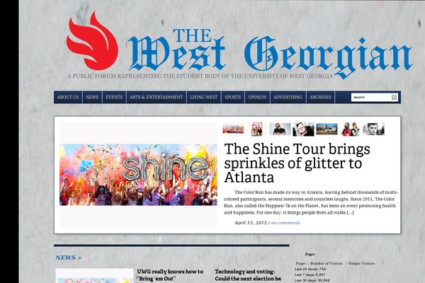 Daily Magazine theme site design template sample