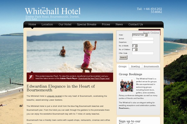 whitehall theme websites examples