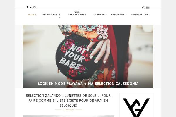 Letsblog theme site design template sample