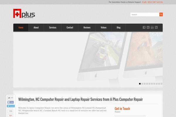 Site using WP Parallax Content Slider plugin
