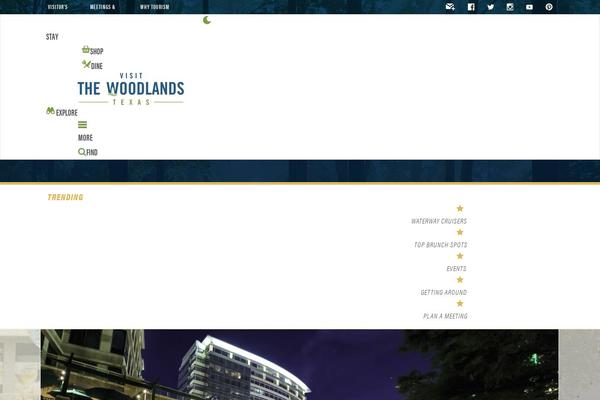 woodlands theme websites examples