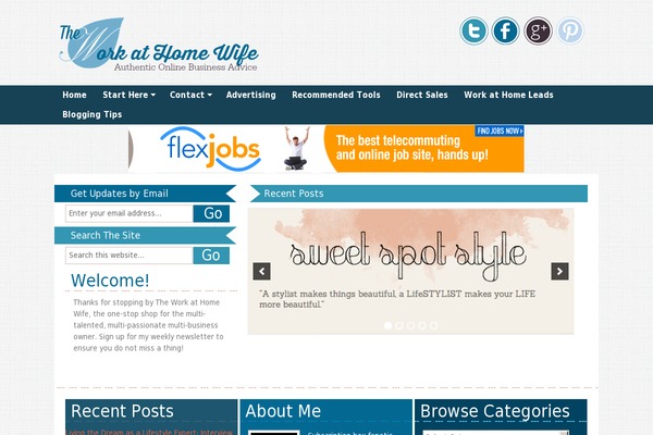 WordPress website example screenshot